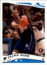 2005-06 Topps First Edition New Jersey Nets Basketball Card #55 Jason Kidd