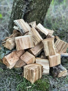 Peach Wood Chunks For Grilling and Smoking - Picture 1 of 10