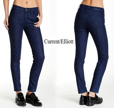 JEAN AJUSTADO AL TOBILLO MAMACITA ACTUAL/ELLIOTT NUEVO CON ETIQUETAS $208. HECHO EN USA. TALLA 25 Foto 1 de 4