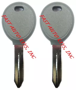 PAIR - New Uncut 1998 - 2006 Jeep Transponder Chip Key Y160-PT - Picture 1 of 1
