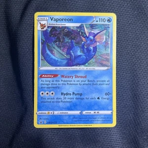 Vaporeon Promo SWSH: Sword & Shield Promo Cards SWSH072 - Picture 1 of 2