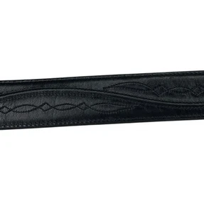 Vintage Lucchese Gürtel Größe 36 1883 schwarz Western BL311 - Bild 1 von 10
