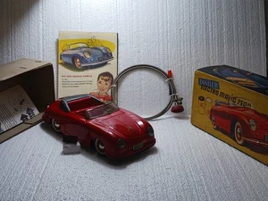 Vintage authentic Distler Electromatic 7500 Porsche 356 Tin Car Germany - Picture 1 of 11