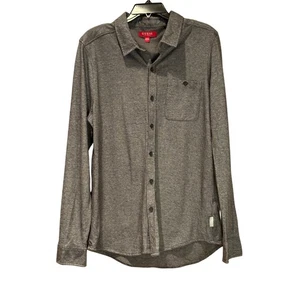 Herren Guess LS grau 100 % Baumwolle Knopfleiste Hemd, Größe Large, gebraucht, in einwandfreiem Zustand - Bild 1 von 5