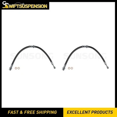 Manguera hidráulica de freno delantero Sunsong para 2000 2001 2002 1999 Mitsubishi Mirage Foto 1 de 4