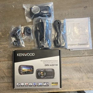 Cámara de tablero de grabación Kenwood DRV-A301W 2,7" Full HD nueva caja abierta sin clips de cable - Imagen 1 de 14