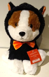 Peluche para perro con sudadera con capucha para gato negro - 10" peluche suave juguete para perro acurrucado - Imagen 1 de 5