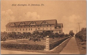 1909 St. Petersburg, Florida Postkarte HOTEL HUNTINGTON Gebäudeansicht 1909 Abbrechen - Bild 1 von 2