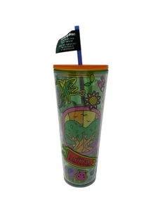 Disney Starbucks 2025 Animal Kingdom Tumbler Cup ONLY No Pins Park Exclusive - Picture 1 of 7