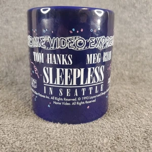 Vintage 1993 Home Video Express Sleepless in Seattle Kaffeebecher Tri Star Pictures - Bild 1 von 17