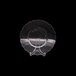 Anchor Hocking “Moments” Clear 14” Torte Plate - Picture 1 of 4