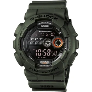 Casio G-Shock GD-100MS-3ER Men's Military Green Resin Strap Digital Watch #3 - Picture 1 of 12