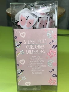 Brand New Panda String Lights Battery Operated Indoor Use Only 3.6ft Long - Picture 1 of 2