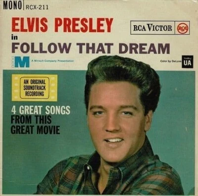 ELVIS PRESLEY Follow That Dream EP Vinyl Record Single 7 Inch RCA 1962 Rock Pop - Image 1 of 4