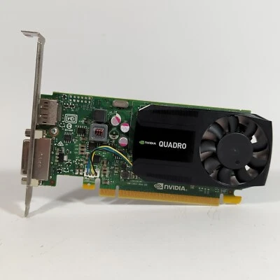 NVIDIA Quadro K620 2GB PCIE Graphics Card Fresh Paste Tested DisplayPort DVI - Image 1 of 4