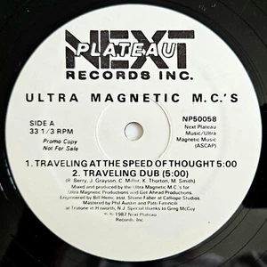 1987 - ULTRA MAGNETIC M.C.'S - TRAVELING AT THE SPEED OF THOUGHT - OG PROMO - Picture 1 of 4