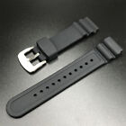 22MM BLUE RUBBER STRAP FITS For Seiko Prospex SNE537 11 Series DIVER&#39;S WATCH