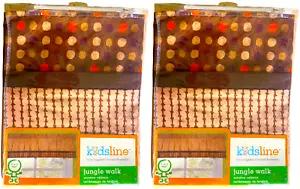 Set of 2 Kidsline Jungle Walk Window Valances 60in x 14in (152cm x 36cm) / 19z - Picture 1 of 2