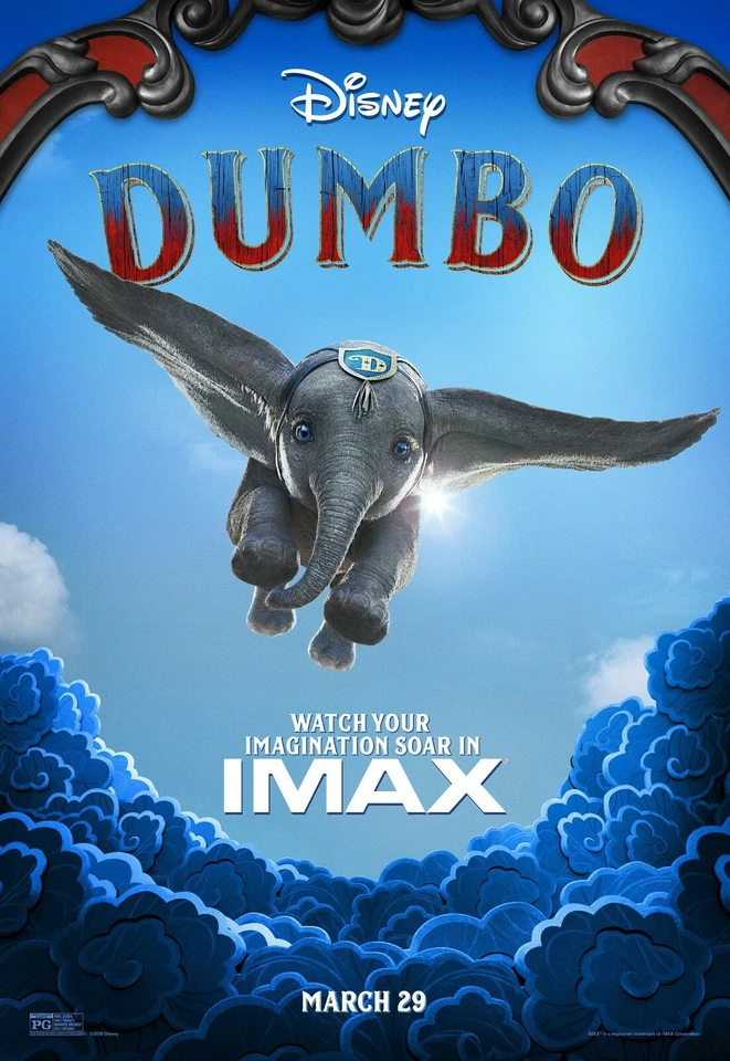 Dumbo movie poster (j) - Disney, Tim Burton - 11 x 17 inches