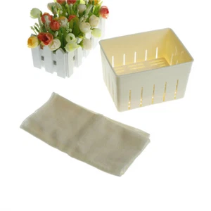 Tofu Maker Press Mold Kit + Cheese Cloth DIY Soy Pressing Mould Kitchen Tool*wf - Bild 1 von 9