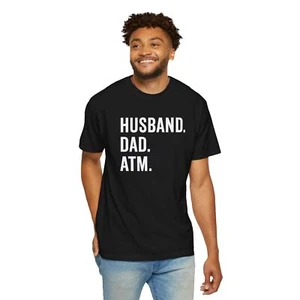 T-Shirt Ehemann Papa Geldautomat, lustiges Vatertagsgeschenk für Männer, Papa Leben Shirt - Bild 1 von 25