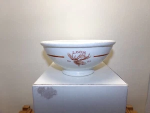 Loyal Order of Moose No. 20 Antique Restaurant Ware Footed Bowl 6" - Picture 1 of 4