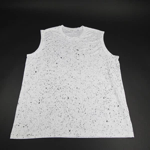 Sport-Tek Sleeveless Shirt Men's White/Dark Gray New without Tags - Picture 1 of 4