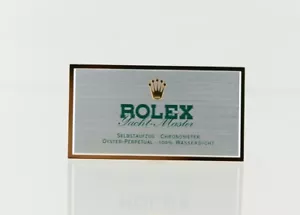 Rolex "Yacht - Master" Aufstellschild 8,5x4,5cm - Picture 1 of 2