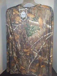 Realtree Edge Men's MEDIUM Camouflage Long Sleeve Hunting Shirt - Picture 1 of 5