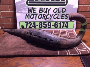1974 1975 CAN AM TNT 125 175 Exhaust Pipe silencer muffler can Am Tnt 74 75 - Picture 1 of 10