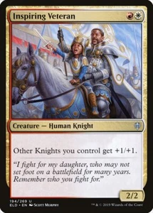 4x Inspiring Veteran - NM - Throne of Eldraine - SPARROW MAGIC - Picture 1 of 1