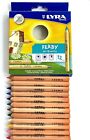 12 Lyra Ferby Chunky Coloured Pencils Easy Grip Triangular - School Art Student