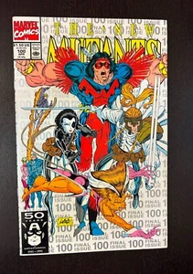 NUEVOS MUTANTES #100 (Marvel Comics 1991) -- Primera aparición X-FORCE -- 2ª impresión - Imagen 1 de 2