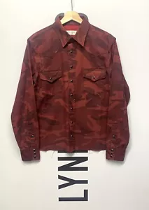 Saint Laurent Red Camo Western Canvas Shirt - Size Large - RRP £520 - Picture 1 of 8