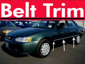 ForCOROLLA CHROME SIDE BELT TRIM DOOR MOLDING 98 99 00 01 02 - Bild 1 von 1