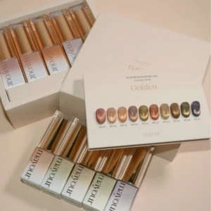 mayour Golden Magnetic Gel nail Polish Collection 8g 10 Colors Set K-Beauty - Picture 1 of 8