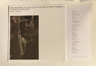 Soundwalk Collective with Patti Smith - Correspondences 12” White Vinyl Signed - Image 1 of 4