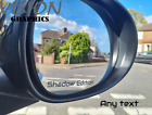 Mirror STICKERS DECAL SHADOW EDITION Sport VINYL Graphics Cars