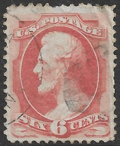 Estados Unidos #148 6c. Edición Lincoln usada muy fina - Imagen 1 de 2