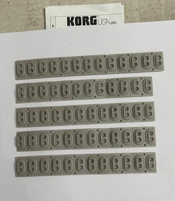 Korg PA5X -PA4X -PA3X -PA2X -PA800 -SET CONTATTI IN GOMMA - 4/12 1/13 (NUOVO) - Immagine 1 di 4