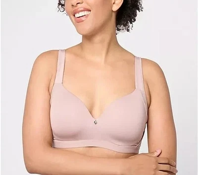 Sutiã Breezies Natural Embrace contorno sem fio camiseta vison DD/36 novo - Imagem 1 de 2