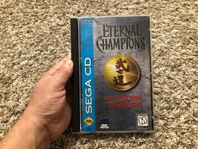 ETERNAL CHAMPIONS: CHALLENGE FROM THE DARK SIDE (SEGA CD, 1994)  W/ Reg Card