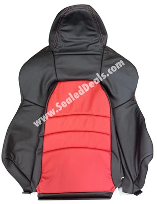 Black & Red Leather Seat Replacement Covers for 2006 2007 2008 Honda S2000 — 第 1/4 张图片