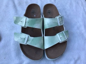 papillio by birkenstock Sandalen weiß & grau Batik oder Tarnmuster Gr. 39 (8) - Bild 1 von 9