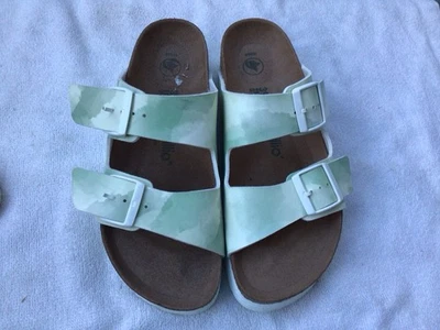 Sandalias papillio by birkenstock blancas y grises teñidas o con patrón de camuflaje talla 39 (8) Foto 1 de 4