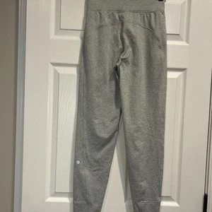 Lululemon Hose Damen 4 grau Its Rulu Run Fleece hoher Bund Jogger volle Länge - Bild 1 von 9