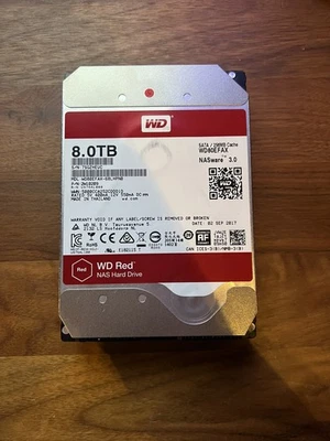 Western Digital WD Red 8TB NAS WD80EFAX SATA 3,5" Festplatte HDD - Bild 1 von 4