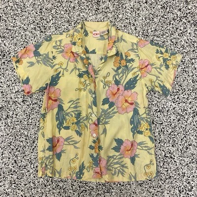 Camisa quirúrgica vintage talla XL 90 Ocean Pacific manga corta 100 % rayón Foto 1 de 4