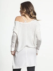 Pull thermique femme Free People taille M beige ventura - Photo 1/11