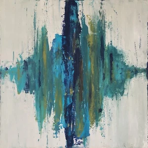 Original Abstract Art 12" x 12" Acrylic on Canvas - Picture 1 of 4